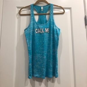New Blue “Call Me Maybe” Tank
